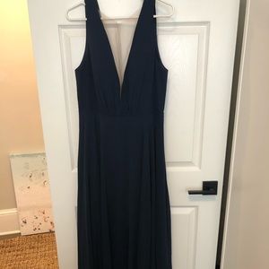 Jenny Yoo Ryan Dress Navy 14